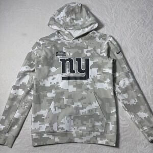 Youth Nike New York Giants Salute To Service Hoodie Medium XL (18/20) Artic Camo